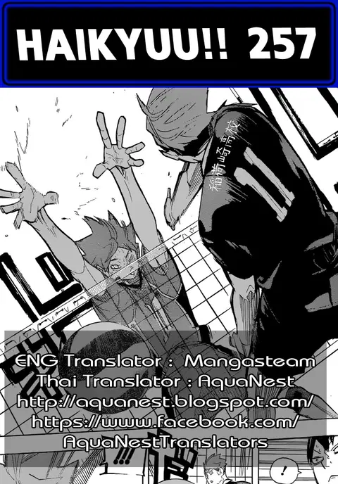 Haikyuu!! ตอนที่ 257 หน้า 19