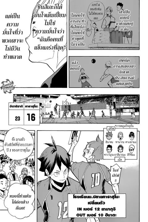 Haikyuu!! ตอนที่ 274 หน้า 6