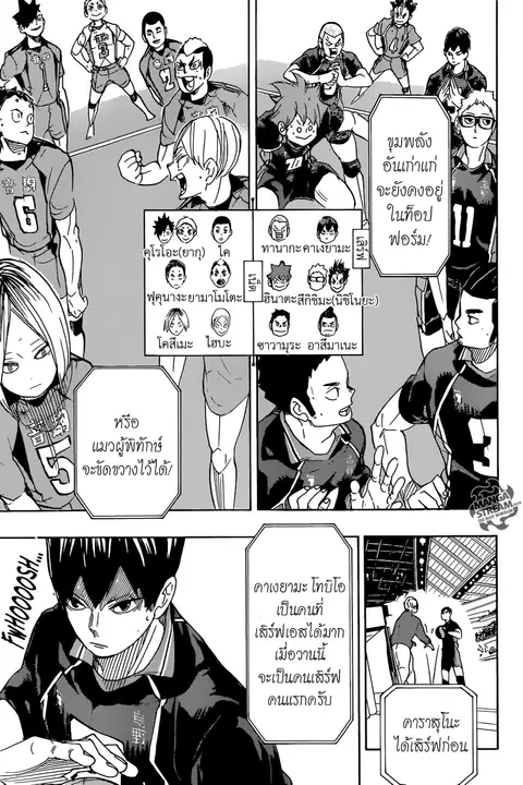 Haikyuu!! ตอนที่ 294 หน้า 6
